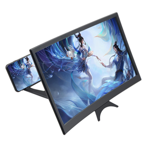 Amplificador de Pantalla Curva para Teléfono de 12 Pulgadas, Fácil de Usar, HD 3D, Protección Ocular, con Soporte Flexible, Portátil, para Películas y Videos - Product Image 4