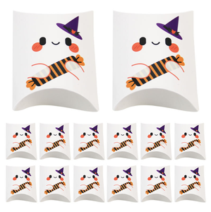 Customize <strong>Halloween</strong> Matt Laminated Paper Pillow Shaped Box for Candy <strong>Sweetie</strong> Fast Food Packing - Product Image 4