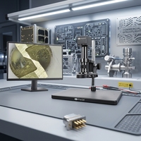 Caméra industrielle EOC 48MP HD USB VGA OEM pour l'inspection des puces de mémoire, des plaquettes semi-conductrices et des cartes GPU de serveurs IA