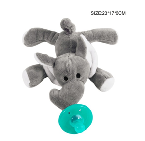 24 animaux au choix, chaîne de sucette pour bébé garçon ou fille, clip, jouets en peluche, sucettes, porte-tétines - Product Image 3