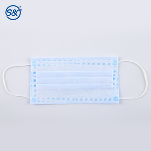 <span class=keywords><strong>Masque</strong></span> <span class=keywords><strong>chirurgical</strong></span> jetable non tissé SJ à 3 plis avec boucles auriculaires, <span class=keywords><strong>masque</strong></span> médical certifié CE, filtration à 98 %, usage adulte - Product Image 3