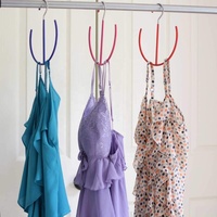 Écharpe en métal de haute qualité foulard en soie pantalon vêtements présentoir cintre support rond pour magasin de vêtements