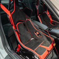 Siège sport RECARO Pole Position pour voitures de course General Motors, cadre stable en fibre de verre brillante et carbone, voitures modifiées