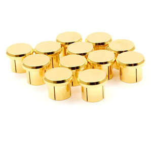 Tutup anti debu kuningan RCA, tutup pelindung berlapis emas dengan RCA, tutup anti debu - Product Image 4