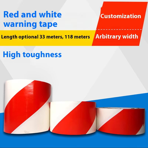 Pvc cảnh báo Băng cảnh báo băng màu đen và màu vàng an toàn màu ngựa vằn Logo tầng trệt nhà máy đánh dấu Băng - Product Image 4