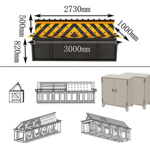 Barriera Elettrica Ribaltabile, Macchina per Recinzioni Stradali Personalizzabile, Barriera Anti-collisione per Veicoli - Product Image 6