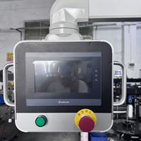 Máquina Etiquetadora Automática de Doble Cara Zhongjie 304SS con PLC Mitsubishi para Botellas de Detergente y Bebidas