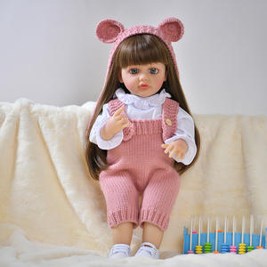 Poupées bébé reborn de haute qualité 55 cm, en silicone réaliste, belles poupées filles, poupées bébé reborn, jouets pour filles - Product Image 3