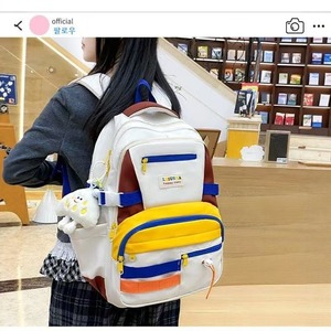 <span class=keywords><strong>Sac</strong></span> <span class=keywords><strong>à</strong></span> <span class=keywords><strong>dos</strong></span> de voyage Harajuku American Vintage High School Color-Block - Product Image 2
