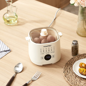 Smart Electric Steamed <strong>Egg</strong> Maker Cooker Multi-Function Breakfast Appliance-Compact Home Use for 4-6 <strong>Eggs</strong> Soft-<strong>Cooked</strong> Onsen <strong>Eggs</strong> - Product Image 5
