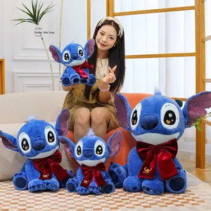 Siêu mềm Stitch búp bê sang trọng Bow Stitch Rag Búp bê nhồi bông đồ chơi gối món quà sinh nhật Comforter ODM tùy chỉnh - Product Image 3