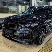Kit Carrosserie Carleap GX X5 G05 G18 LCI Noir Brillant Lame Avant Jupes Latérales Lame Arrière Diffuseur Spoiler Nouveau ABS 2023+ Bande Adhésive 3M Haute Qualité