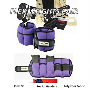 Poids de cheville réglables SULI pour unisexe, 1 paire avec sangles amovibles en polyester, 300g pour l'entraînement musculaire - Product Image 2