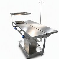 Table chirurgicale vétérinaire électrique WE MEDICAL pour chiens/chats/lapins/oiseaux - Réutilisable, réglable, écologique, durable, en acier inoxydable 304