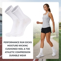 Chaussettes d'hiver mi-mollet MKING X31 personnalisées avec logo brodé, unisexe, antidérapantes, respirantes, écologiques, séchage rapide, pour le sport