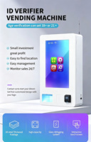 Distributeur automatique commercial avec écran tactile de 32 pouces, fonction SDK, mini combo mural avec distributeur automatique de pièces de monnaie