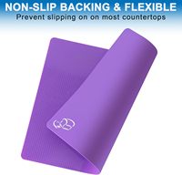 Ensemble de planches à découper pliables multicolores antidérapantes et flexibles LC, compatibles lave-vaisselle, tapis de découpe de cuisine, ustensiles de cuisine en plastique