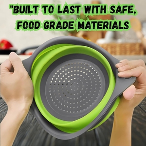 Panier de cuisine pliable multifonctionnel en <span class=keywords><strong>silicone</strong></span>, égouttoirs et paniers de rangement pour fruits, passoires et égouttoirs rotatifs pour légumes - Product Image 6