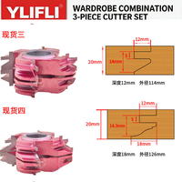 YUFU Herramienta combinada de cuchilla para carpintería de metal duro, para fresado de tenones, sin recubrimiento, OEM personalizable para grabado