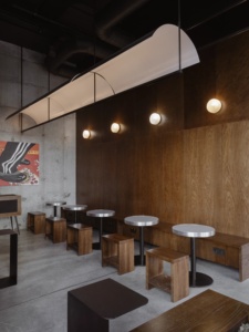 Conception d'intérieur de boulangerie sur mesure, mobilier de boulangerie moderne et comptoir de présentation de pain en bois - Product Image 5