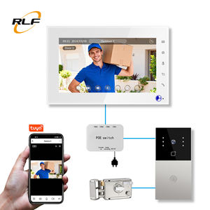 ขายตรงจากโรงงาน ชุดอุปกรณ์อินเตอร์คอมวิดีโอ IP พร้อมกริ่งประตู 1 ชุด = F1+2*V7 ความละเอียด 1080p กันน้ำ เหมาะสำหรับบ้านพักตากอากาศ - Product Image 1