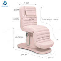 Table et lit de massage électrique de luxe pour salon de beauté, idéal pour les extensions de cils, les soins du visage et le spa – Vente chaude