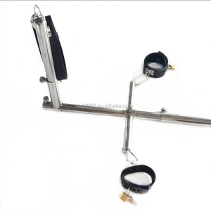 Fetish <span class=keywords><strong>bdsm</strong></span> bondage scaffale in acciaio inossidabile dildo in pelle giocattoli del pene - Product Image 5