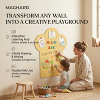 Tableau mural magnétique personnalisable en forme de nuage pour photos, formes, lettres et œuvres d'art – Vente en gros