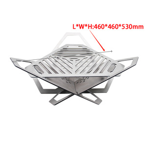 เตาผิงไม้กลางแจ้งแบบกำหนดเองสำหรับตั้งแคมป์ในสวน - Product Image 5