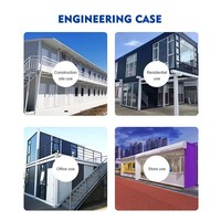 Maison conteneur préfabriquée mobile et respirante avec design moderne pour usage commercial, atelier ou domestique