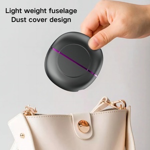 Mini lisseur de cheveux sans fil portable, brosse chauffante PTC compacte pour la maison et les voyages, pratique à transporter, couleur noire - Product Image 6