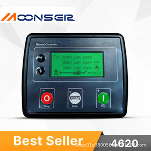 MoonsEir Genset Controller 4620 Diesel <b>Generator</b> Control Panel LCD Display Auto Start Stop - Product Image 1