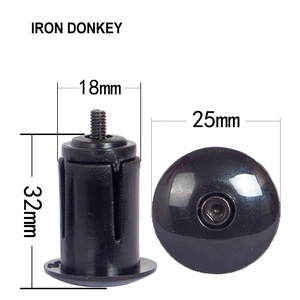 Embouts de guidon de vélo IRONDONKEY en <span class=keywords><strong>carbone</strong></span>/EVA, embouts réglables extensibles avec verrouillage - Product Image 3