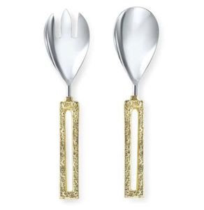 Excellent Quality Modern Luxury Gold Plated Long Handle Stainless Steel Spoon Set <b>Mirror</b> Polished Reusable Cutlery Home - Product Image 3