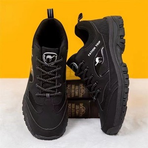 Foreign Trade <b>Large</b> Size Outdoor Hiking Shoes Men Non-Slip Waterproof Breathable Mesh Upper Lace-Up Trekking Walking Shoes - Product Image 2