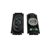 1635 JL-163 Altavoz de 16 mm x 35 mm, 8 ohmios, 2 W, Carcasa de Plástico, Unidad de Controlador Magnético Interno Pasivo de Alta Calidad, Altavoz Cuadrado para Monitor LCD de Portátil