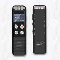 Mémoire de 48 Go Enregistreur vocal numérique Dictaphone Lecteur MP3 Dispositif sonore Réduction du bruit (WAV) Musique à commande vocale