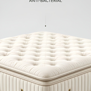 Materasso a molle in lattice naturale da 22 cm di qualità alberghiera, senza colla, antibatterico, anti-acaro, moderno, per uso domestico, ultra-morbido e traspirante - Product Image 6