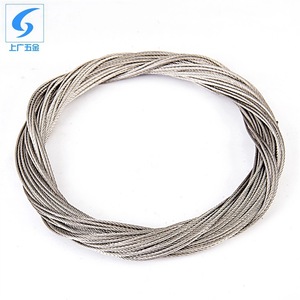Câble en acier inoxydable de Shanghai et de Guangzhou, 1 mm, finition passivée, pour levage et traction - Product Image 1