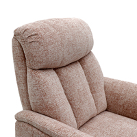 Geeksofa Fauteuil inclinable électrique moderne en tissu de cuir avec fonction extensible pour meubles de salon