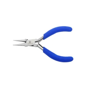 Stainless Steel Blue Yellow Color Jewellery Making DIY Handmade Tool Equipment 130mm Round Nose Pliers