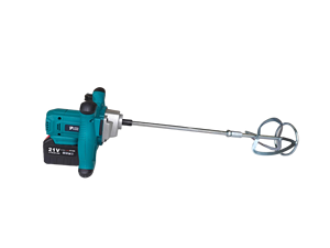 21V Battery <b>Powered</b> Electric Mixer Professional Grade Paint Cement Mortar Mixing <b>Tool</b> with Metal Stirring Paddle in stock - Product Image 4