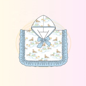 KERUI Toalla <span class=keywords><strong>de</strong></span> playa con capucha para niños Toalla <span class=keywords><strong>de</strong></span> personaje <span class=keywords><strong>de</strong></span> dibujos animados para niños Toalla impresa <span class=keywords><strong>de</strong></span> microfibra <span class=keywords><strong>de</strong></span> secado rápido para niños - Product Image 5