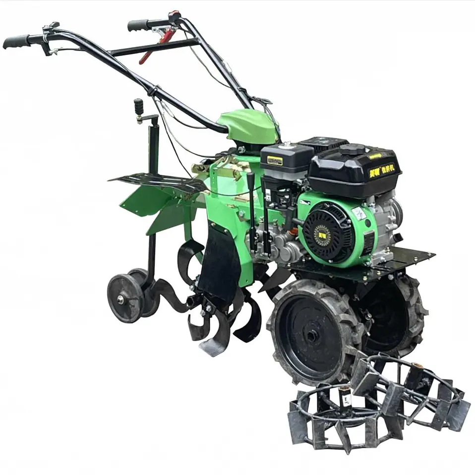 MeiQi cultivador mini rotocultor tractor agricultura máquinas agrícolas herramienta de zanjas desmalezadora