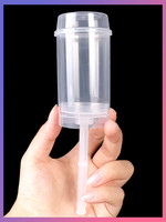 Porte-gâteau rond en plastique transparent pour outils à gâteaux Vente en gros