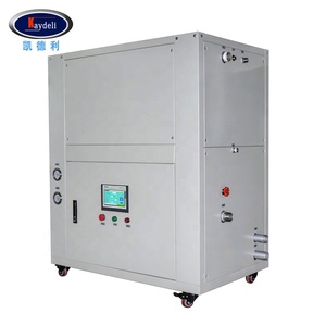 Enfriador de agua refrigerada por agua de <span class=keywords><strong>mar</strong></span>, 40 HP, Motor de <span class=keywords><strong>torre</strong></span> de refrigeración, glicol, cerveza, 80 Kw, 10000 litros - Product Image 6