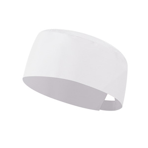 Chef's Hat Flat Top Unisex White Breathable Mesh 22 1/2-24 Inches Kitchen Cooking <b>Baking</b> - Product Image 3