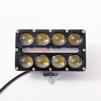 Motorcycle LED Double-row Spotlight High-Brightness Headlight IP65 for Car & Electric Vehicle Modification