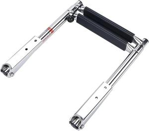 [USA auf Lager] Winibo 2-Stufen Edelstahl-Bootsleiter mit Rutschfesten Stufen Hochbelastbare Einstiegsleiter für Barsch-Angeln - Product Image 1