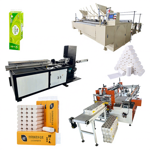 Full Automatic Toilet Paper Machine Toilet Paper Making Machine Complete Set Napkin Machine